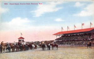 Grand Stand Frontier Park Cheyenne Wyoming 1910c postcard