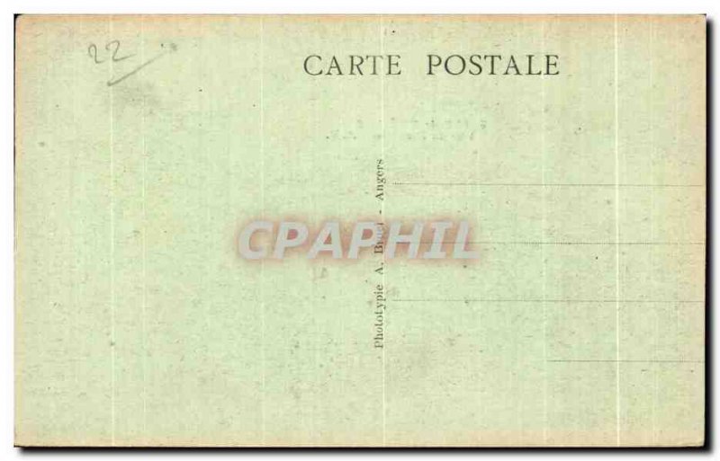 Old Postcard Island Brehat Port Clos View