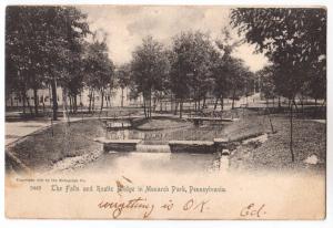 Falls & Rustic Bridge, Monarch Park PA