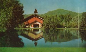 Vintage Postcard Opera House Sylvan Summer Setting Swiss Chalet Sun Valley Idaho