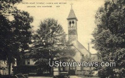 Sacred Heart Catholic Church & Rectory in Lebanon, New Hampshire