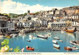 uk34769 william of orange statue the harbour brixham devon uk