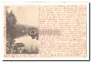 Poitiers Postcard Old Vallee Clain at the bottom of the rocks Porteau