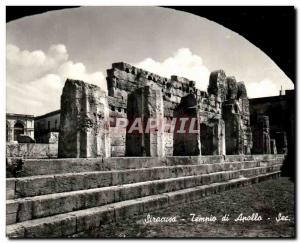 Postcard Modern Siracusa Temple of Apollo