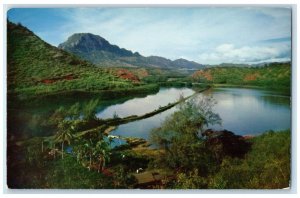 c1960 Menehune Fish Pond Kauai Menehunes Alakoko Fish Hawaii HI Vintage Postcard