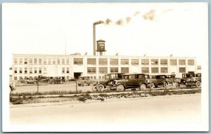 CADILLAC MI NORTHERN CHAIR COMPANY ANTIQUE REAL PHOTO POSTCARD RPPC