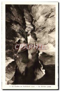 Old Postcard The Padirac La Riviere Plane