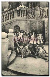 Old Postcard Cinema Three Musketeers by Alexandre Dumas