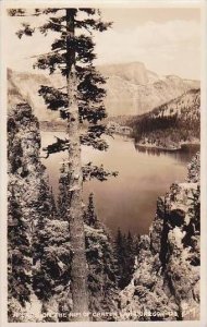 Oklahoma Rim Of Crater Lake Real Photo RPPC