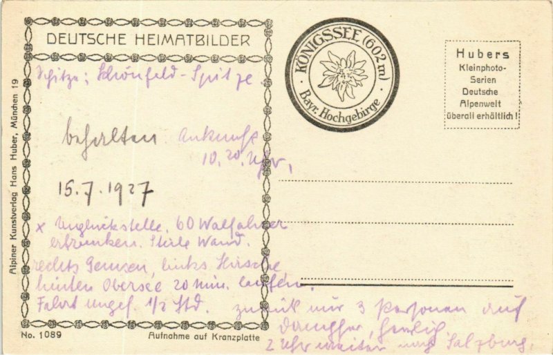 CPA AK Konigssee vom Malerwinkel GERMANY (879268)