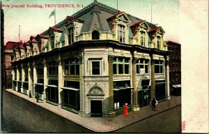 New Journal Building Providence RI Rhode Island UNP DB Postcard A4