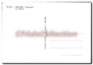 Postcard Modern BOLLENE town hall