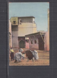 ALGERIA, ALGIERS, THE CASBAH, 1912 ppc., used in Belgium.