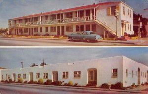 Santa Cruz California Sea Bright Motel Apartments Vintage Postcard AA40439