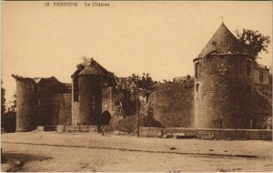 CPA Guerre Militaire PÉRONNE Le Chateau (808085)