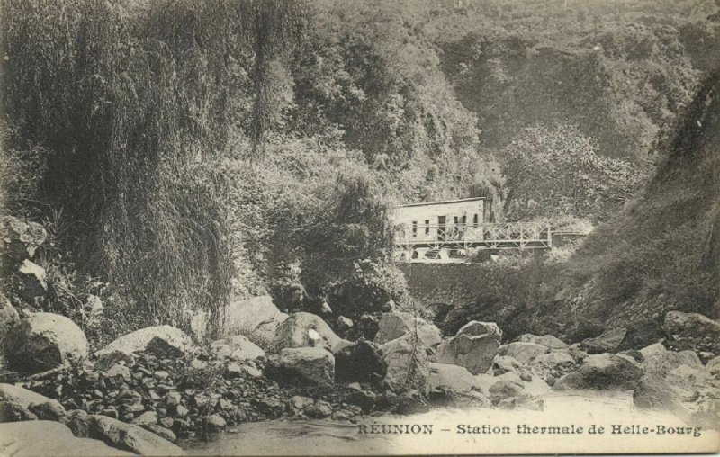 reunion island, HELL-BOURG, Station Thermale (1899) Messageries Maritimes