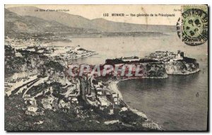 Old Postcard Monaco General view of the Principality