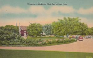 Iowa Des Moines Wakonda Club Entrance