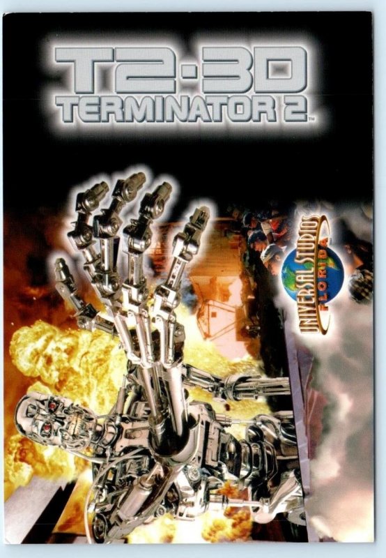 UNIVERSAL STUDIOS, Islands of Adventure, Orlando~ TERMINATOR 2 ~ 4x6 Postcard