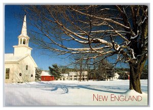 Winter In New England Postcard Continental View Card