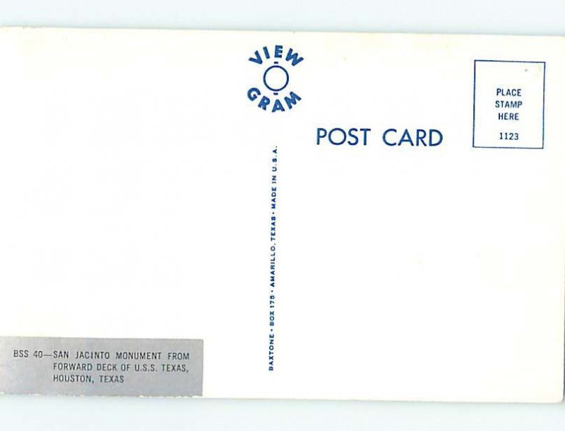 Pre-1980 MONUMENT SCENE Houston Texas TX AE7108