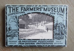 Coopersville, New York - The Farmer's Museum - Lot of 18 Phototone Postcards