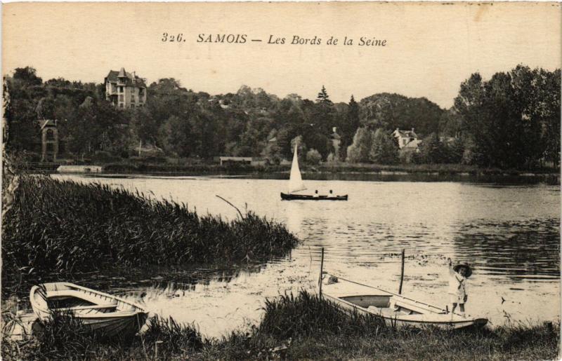 CPA SAMOIS-sur-SEINE - Les Bords de la Seine (638853)