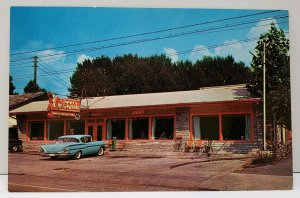 Tommy's Restaurant Gatlinburg Tennessee Old Car 1950s Postcard D2