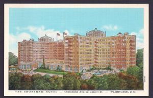 Shoreham Hotel Washington DC unused c1930's