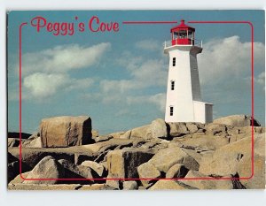 Postcard Peggy's Point Lighthouse, Peggy's Cove, Canada