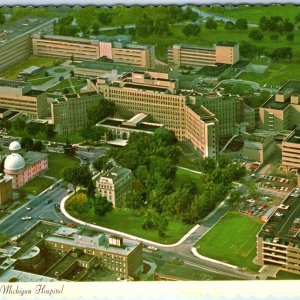 c1970s Ann Arbor MI Aerial University Hospital School Nursing College 4x6 PC M11