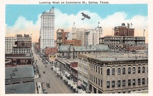 J49/ Dallas Texas Postcard c1910 West Commerce Street Building 96