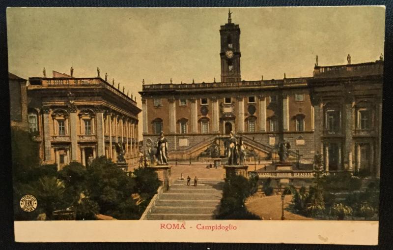 Postcard Unused Rome Italy Campidoglio Alterocca-2231 LB