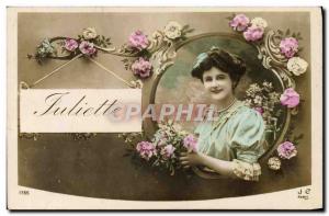 Postcard Old Juliet Fantasy Surname