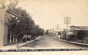 J1/ Lafayette Colorado RPPC Postcard c1910 Simpson Street Market Store 4