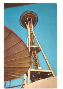 Space Needle, Seattle, Washington, Vintage 1962 Chrome Postcard