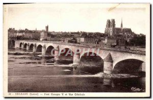 Postcard Old Orleans Vue Generale Pont George V