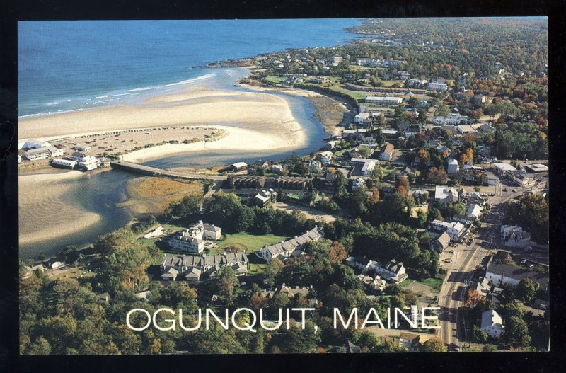 Ogunquit, Maine/ME Postcard, Spectacular Aerial View