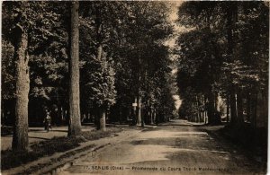 CPA SENLIS Promenade au Cours Thore-MONTmorency (377864)