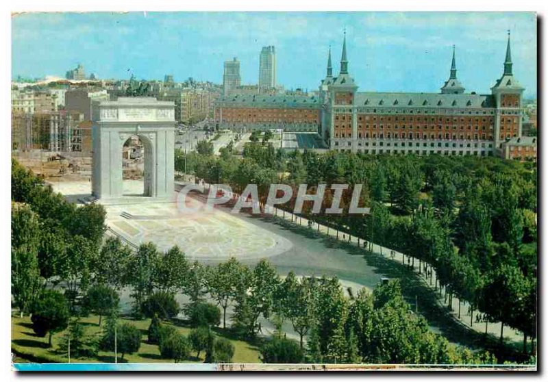Postcard Modern Madrid Arc Victoria