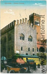 02300 VINTAGE POSTCARD: BOLOGNA City - PALAZZO PODESTA-