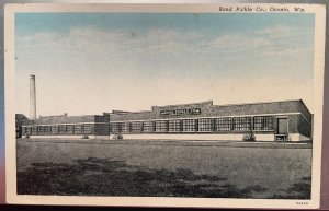 Vintage Postcard 1935 The Bond Pickle Company Factory, Oconto, Wisconsin