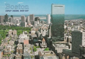 BOSTON, COPLEY SQUARE, BACK BAY, United States - Vintage POSTCARD