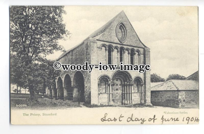 cu2477 - St.Leonards Priory c1904, in Stamford - Postcard