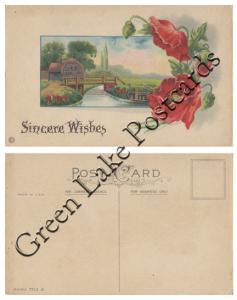 Vintage Floral Sincere Wishes 