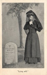 Lying Still Laywer Comic