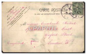 Old Postcard Paris Parc Monceau colonnade