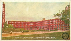 Postcard Massachusetts Lowell Hoods Sarsaparilla Laboratory occupation 22-14399