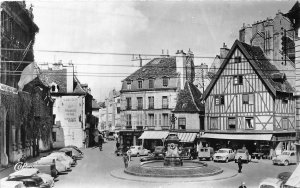 Lot152 real photo dijon france Place Francois Rude car restaurant georges