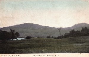 Vintage Postcard Scenic Gibson Mountains Hillsboro New Hampshire C.F Butler Pub.